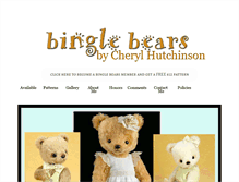 Tablet Screenshot of binglebears.net